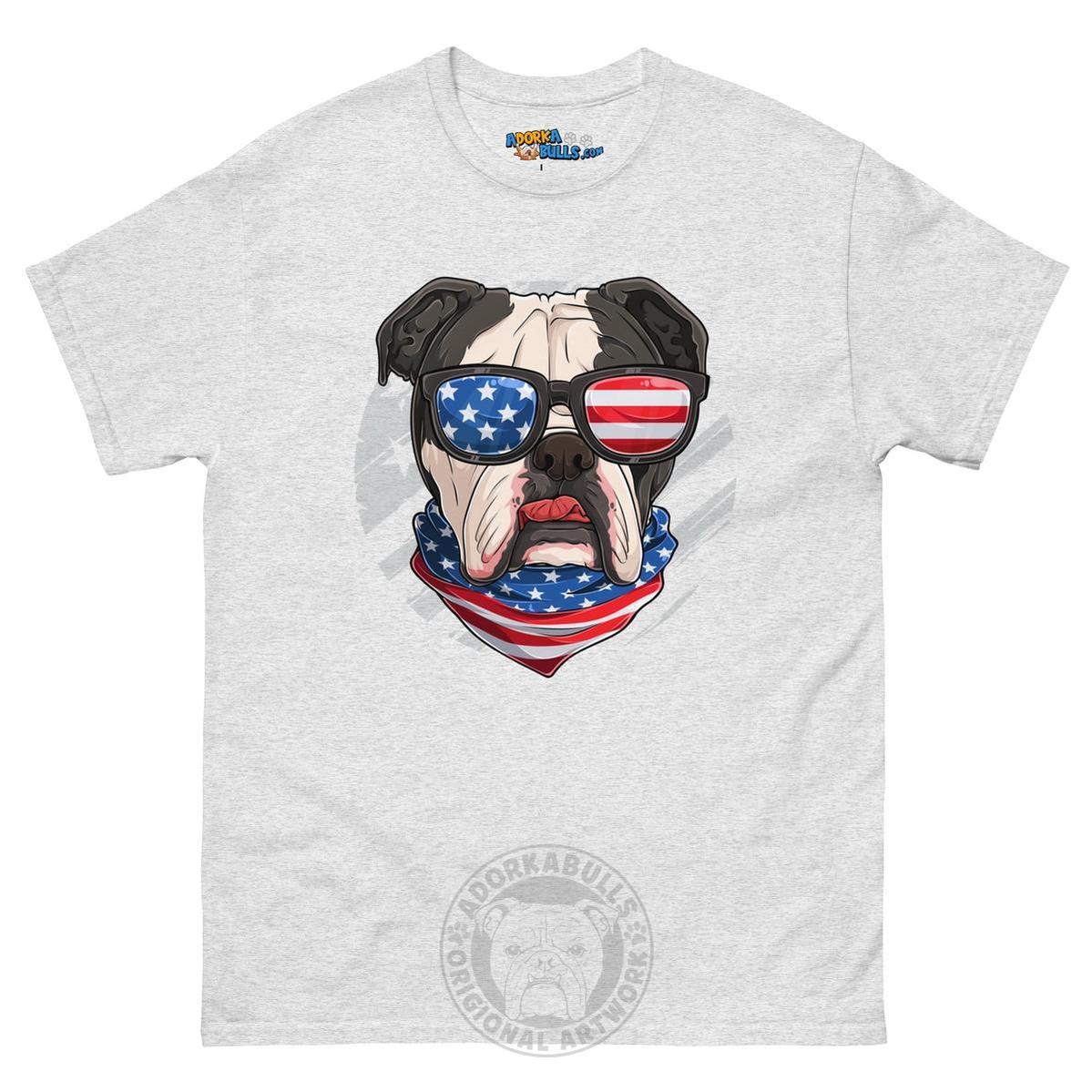 Derpy 4th of July Male English Bulldog Men&
