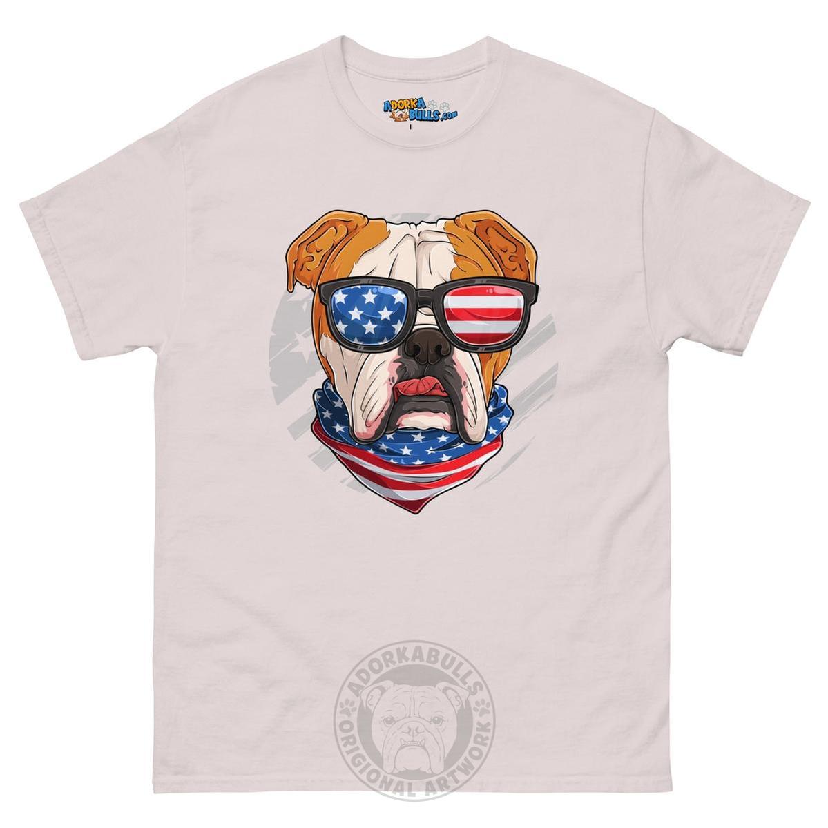 Derpy 4th of July Male English Bulldog Men&