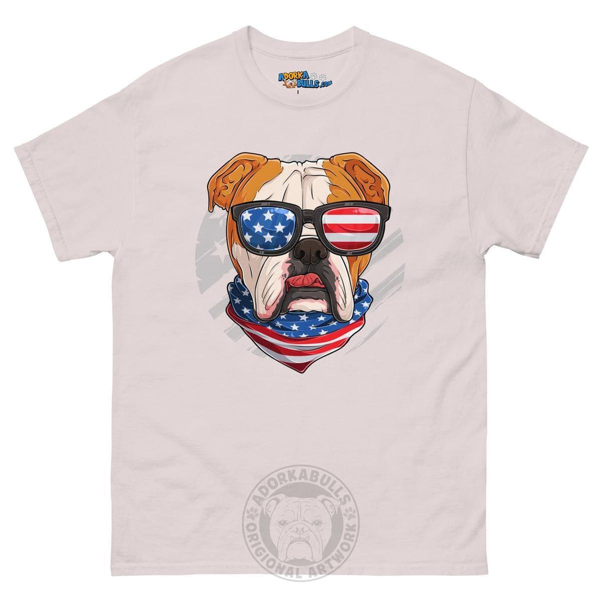 Derpy 4th of July Male English Bulldog Men&