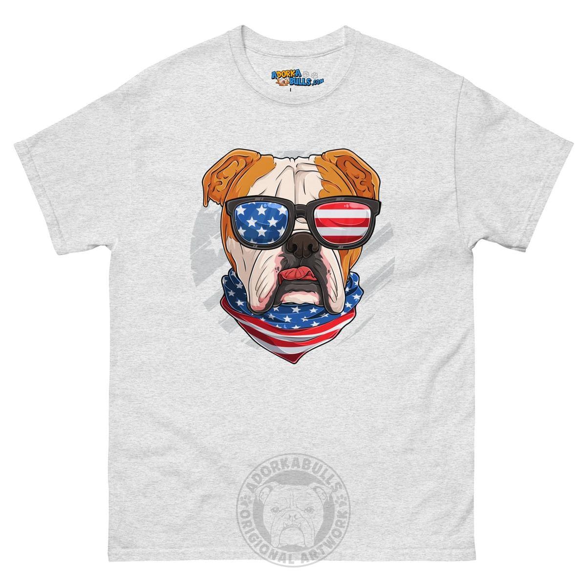 Derpy 4th of July Male English Bulldog Men&
