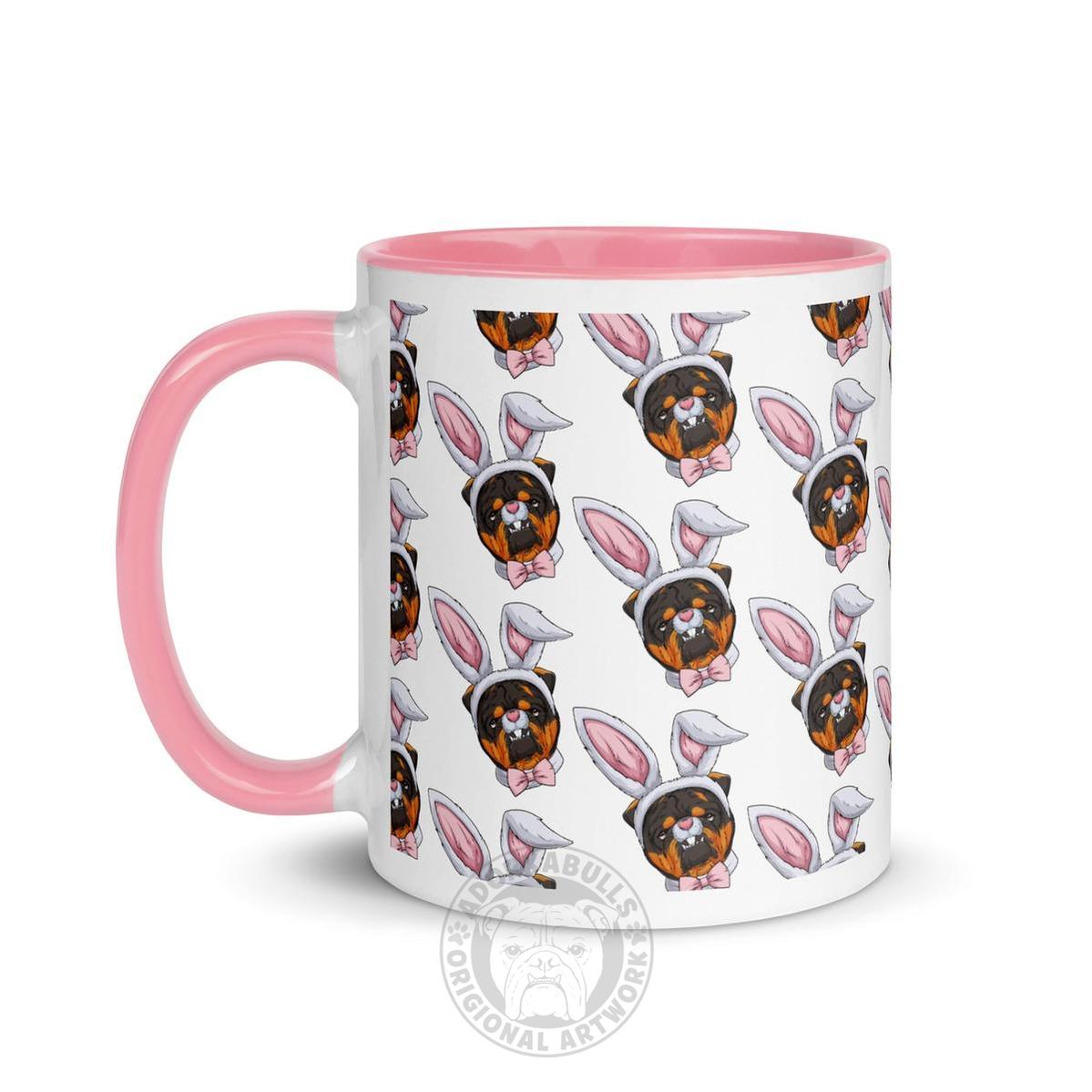 Easter Bunny Mug with Color Inside