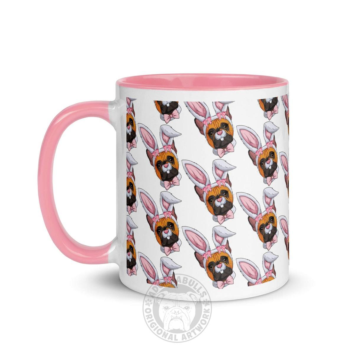 Easter Bunny Mug with Color Inside