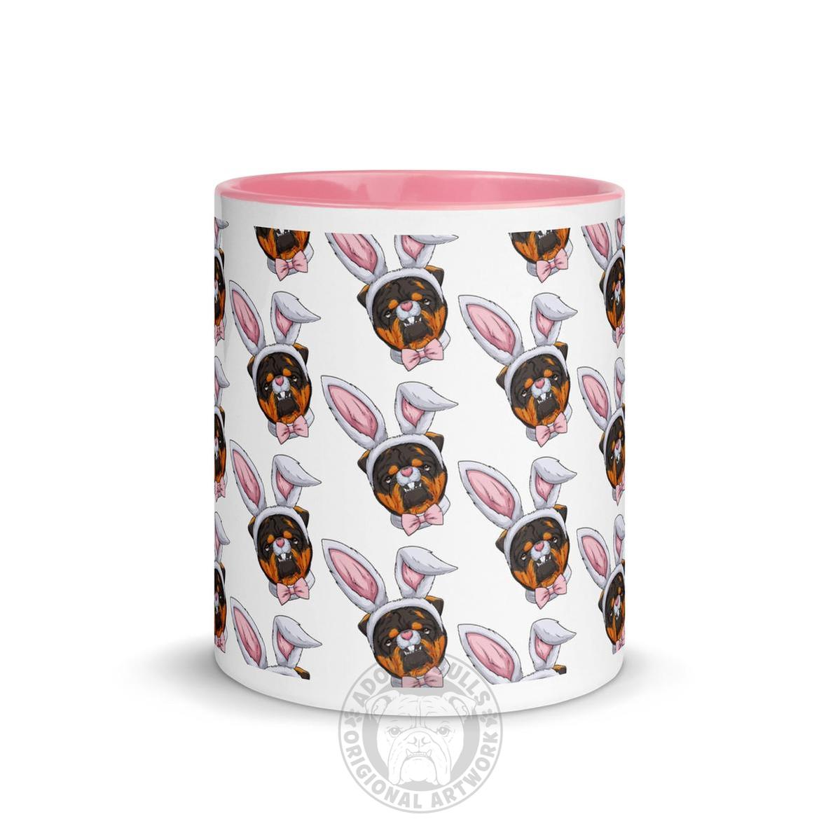 Easter Bunny Mug with Color Inside