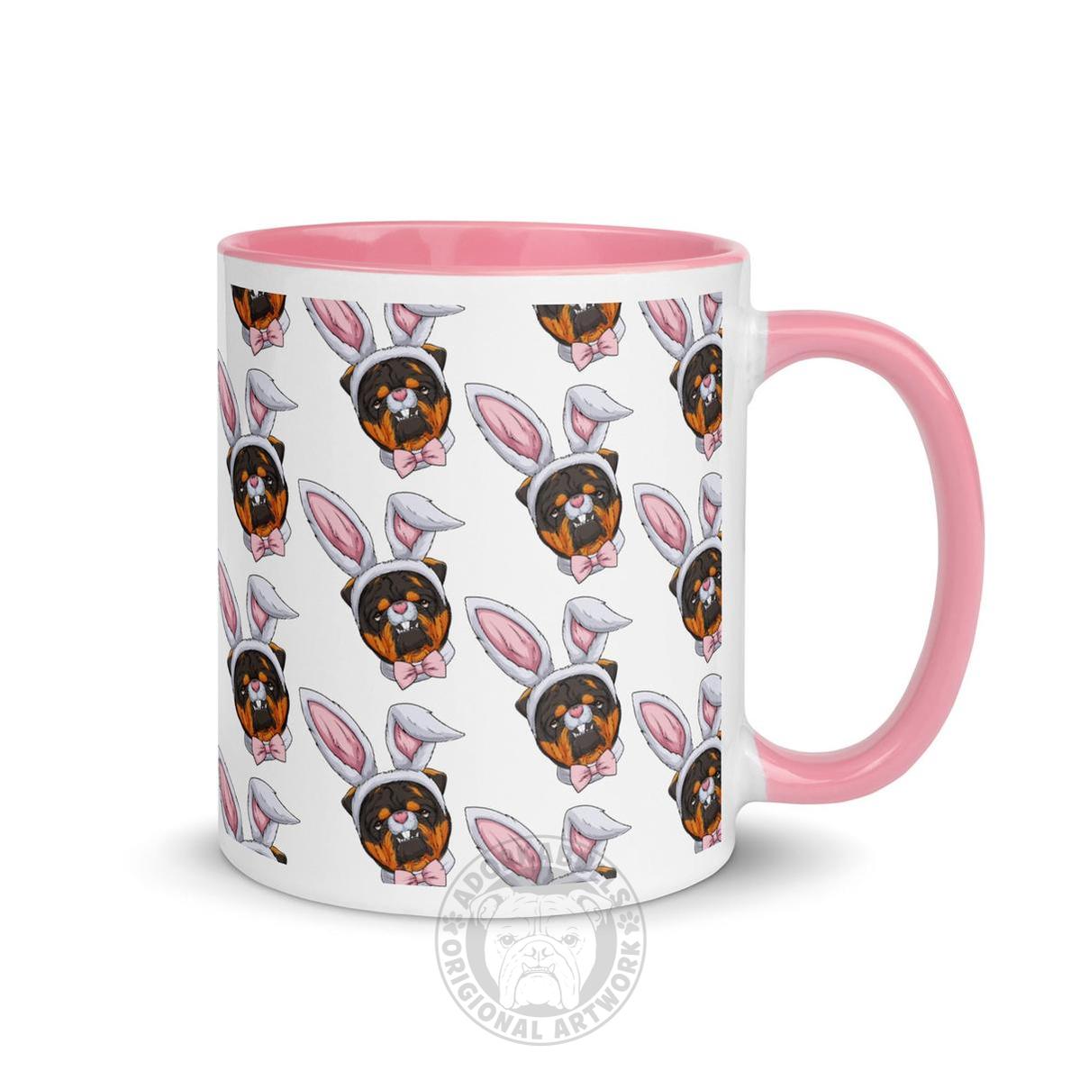 Easter Bunny Mug with Color Inside
