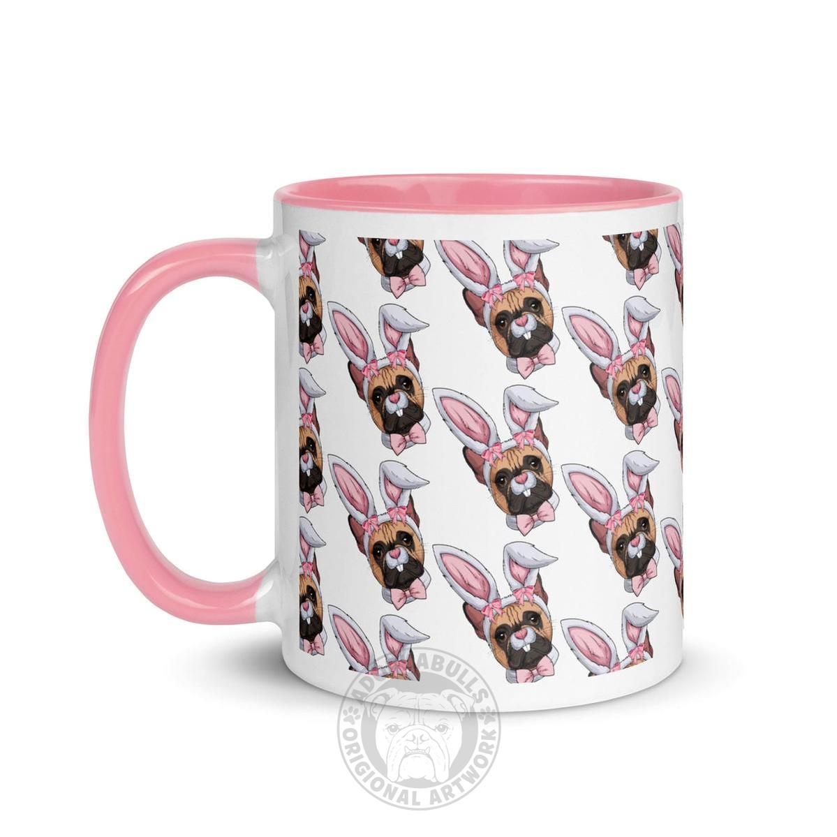 Easter Bunny Mug with Color Inside