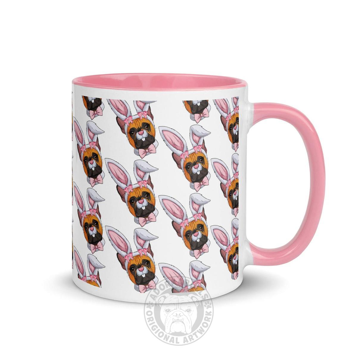 Easter Bunny Mug with Color Inside