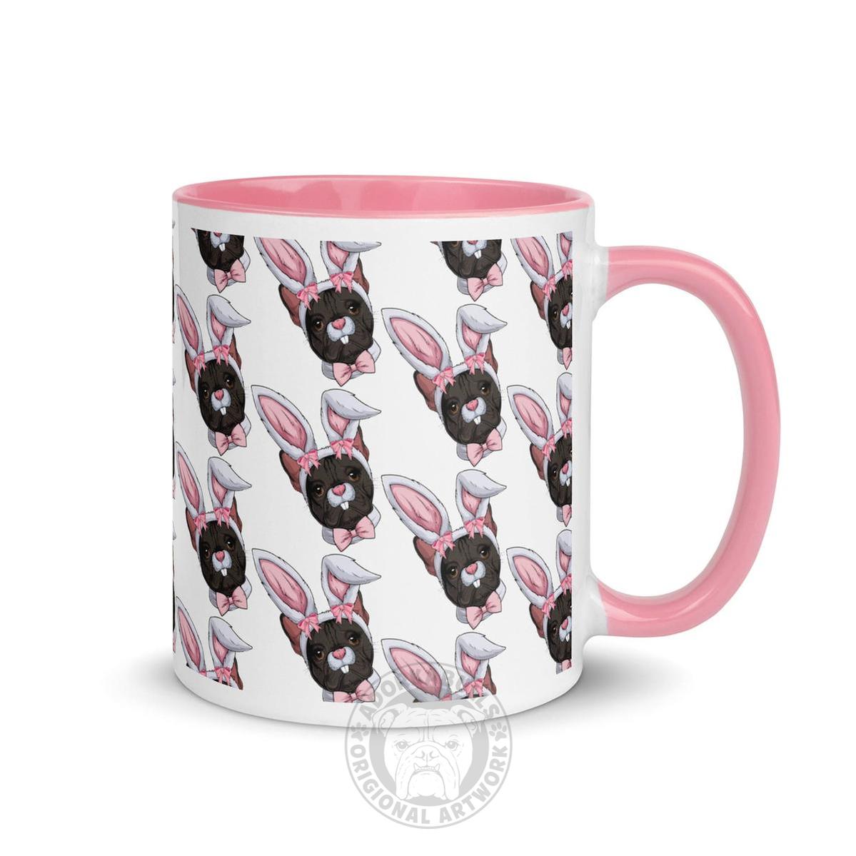Easter Bunny Mug with Color Inside