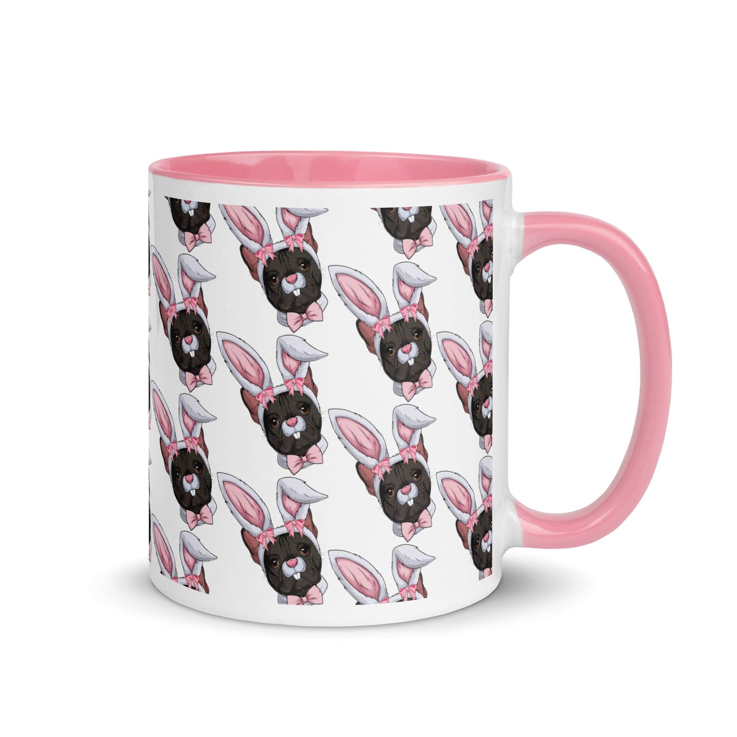 Easter Bunny Mug with Color Inside