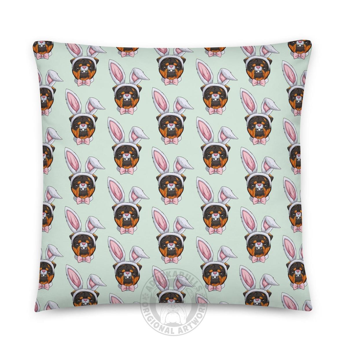 Easter Bunny Throw Pillow