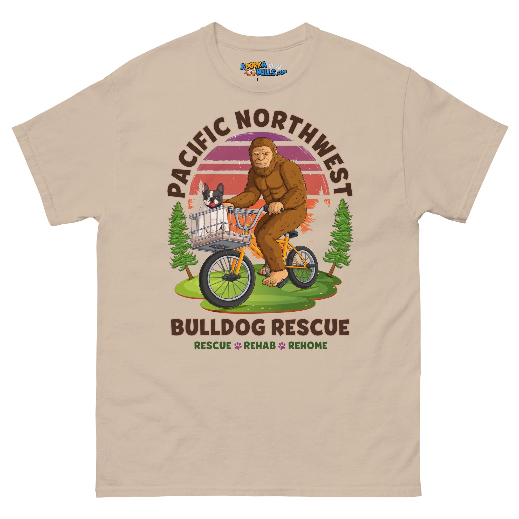 "Frenchies & Bigfoot" Pacific Northwest Bulldog Rescue Men&