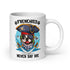 “Frenchies Never Say Die” French Bulldog Pirate Mug