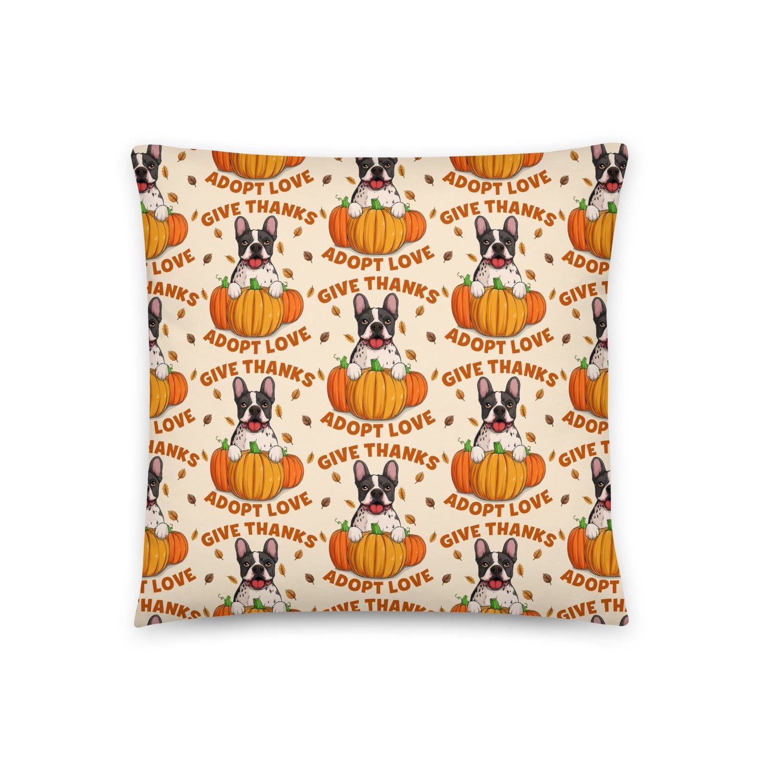 "Give Thanks, Adopt Love" FBRN Pillow