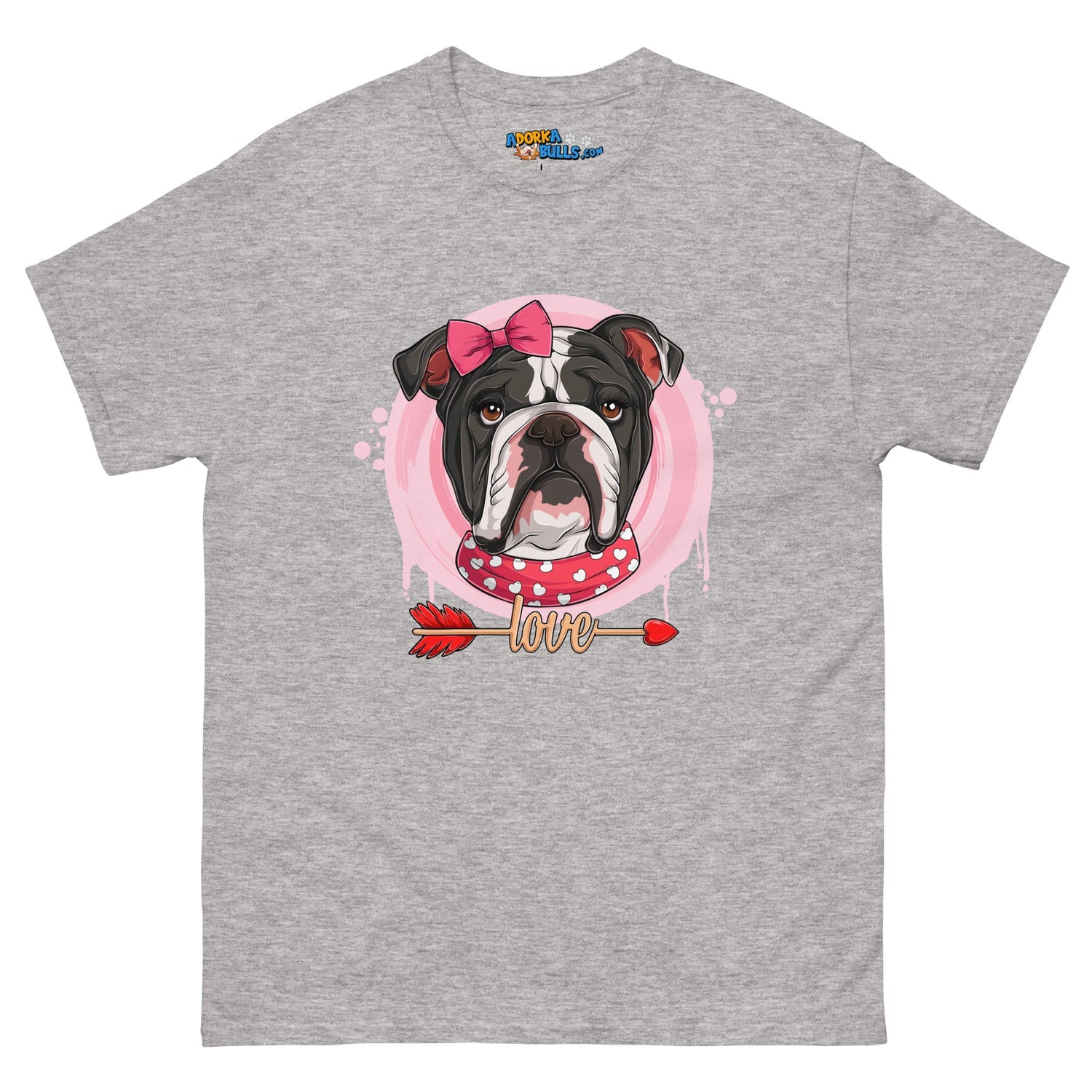 Gorgeous Black & White Colored Female English Bulldog Valentine&