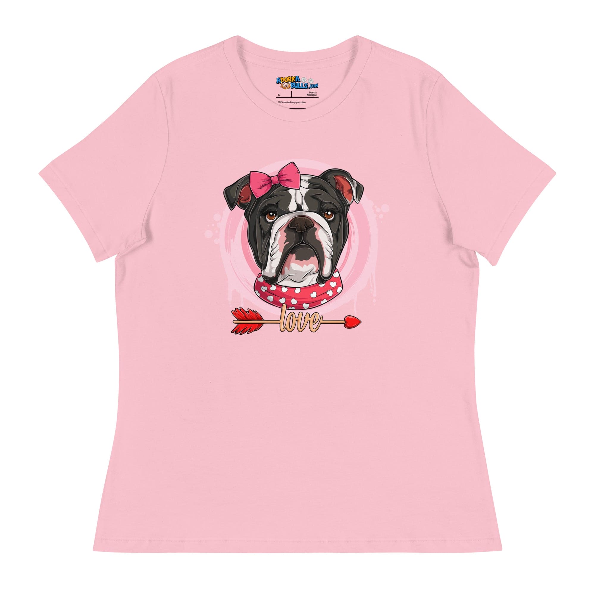 Gorgeous Black & White Colored Female English Bulldog Valentine&