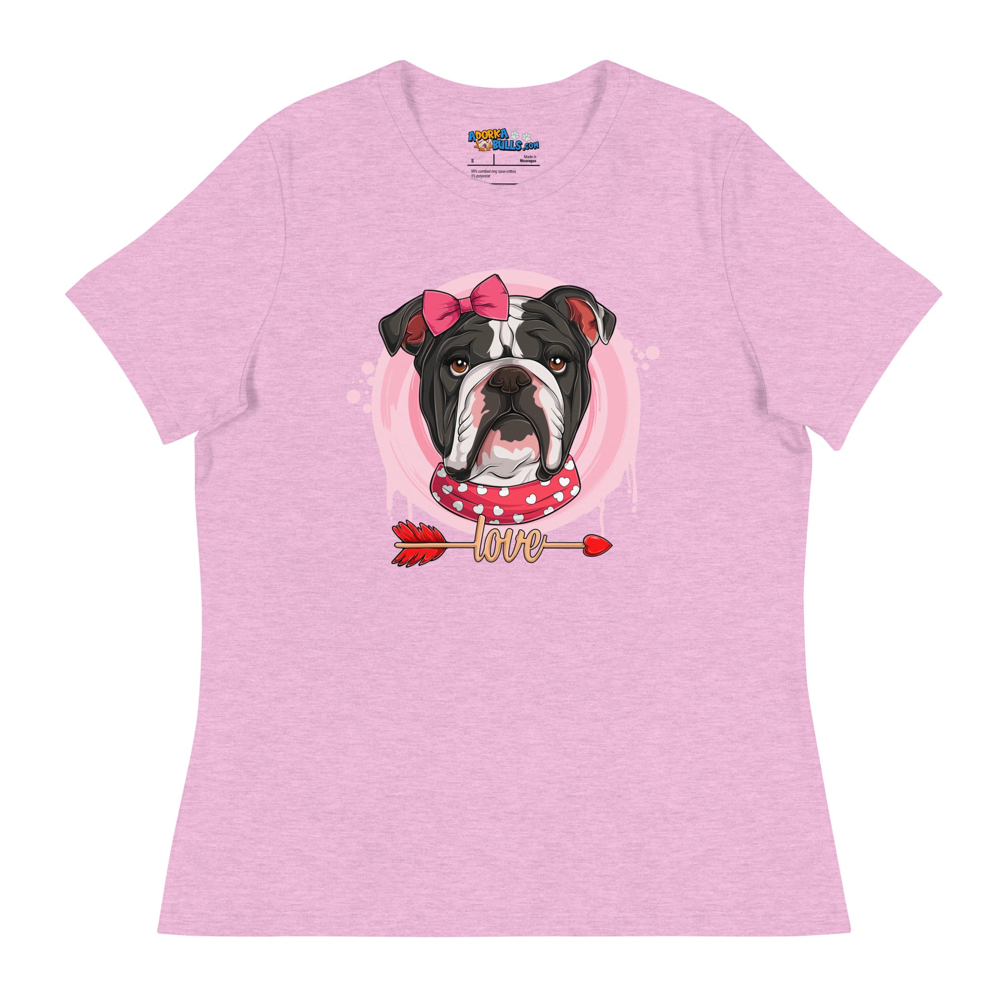 Gorgeous Black & White Colored Female English Bulldog Valentine&