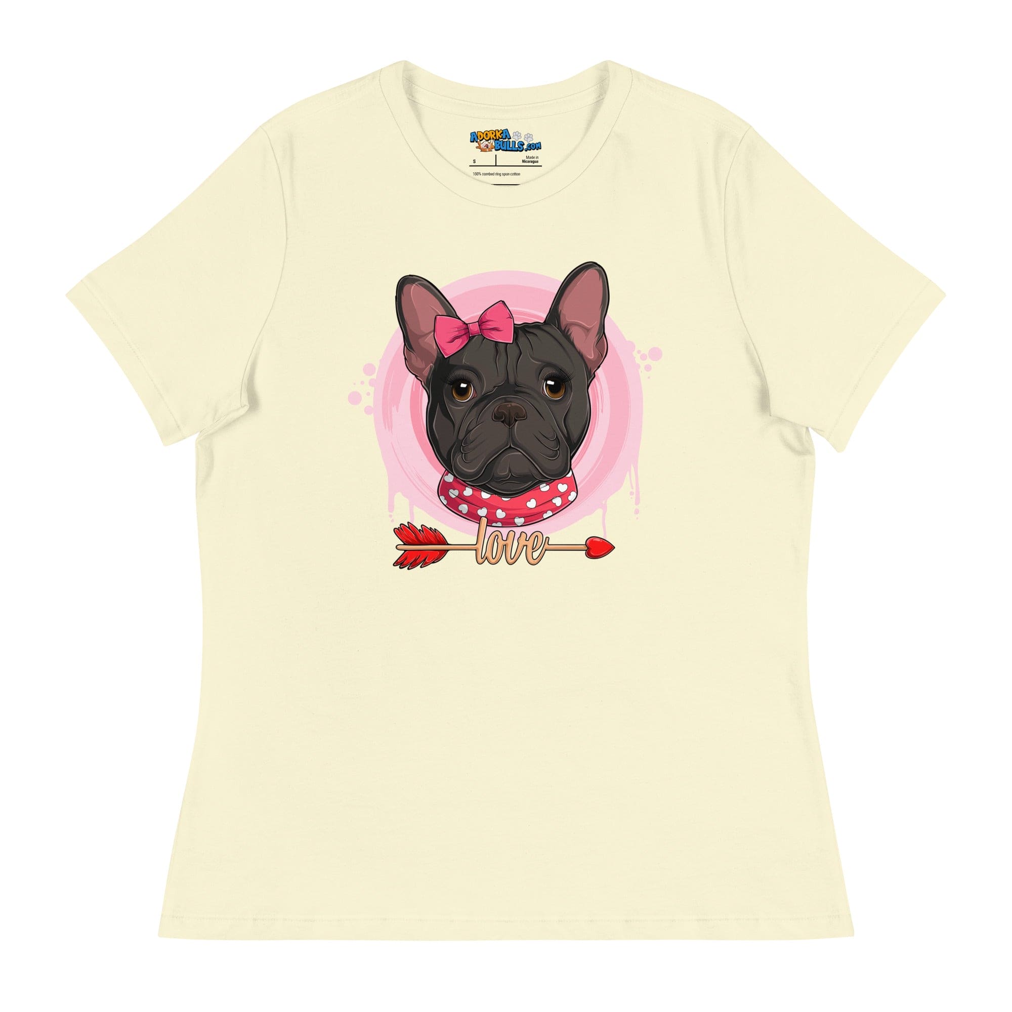 Gorgeous Black & White Colored Female French Bulldog Valentine&