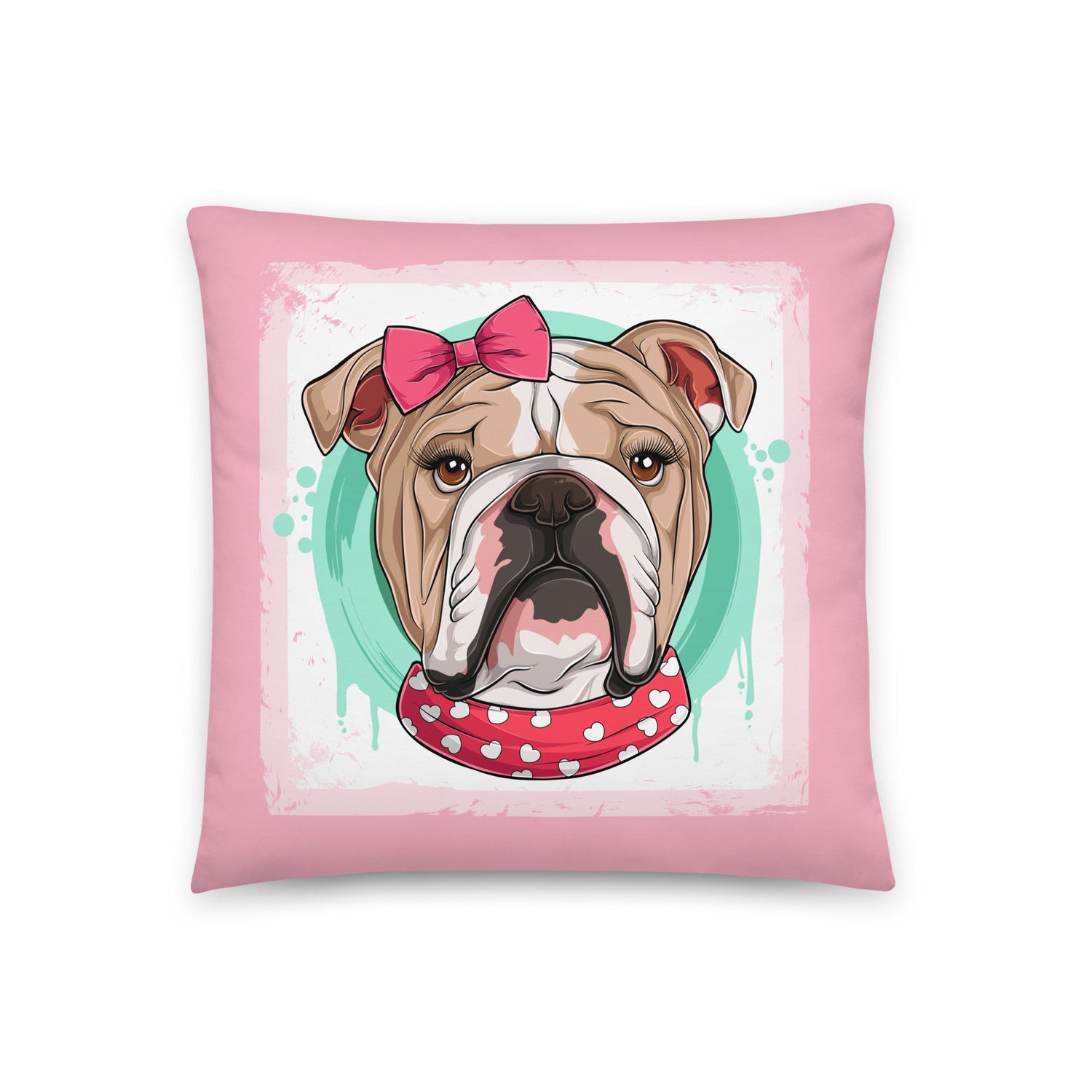 Gorgeous English Bulldog Pink Valentine&