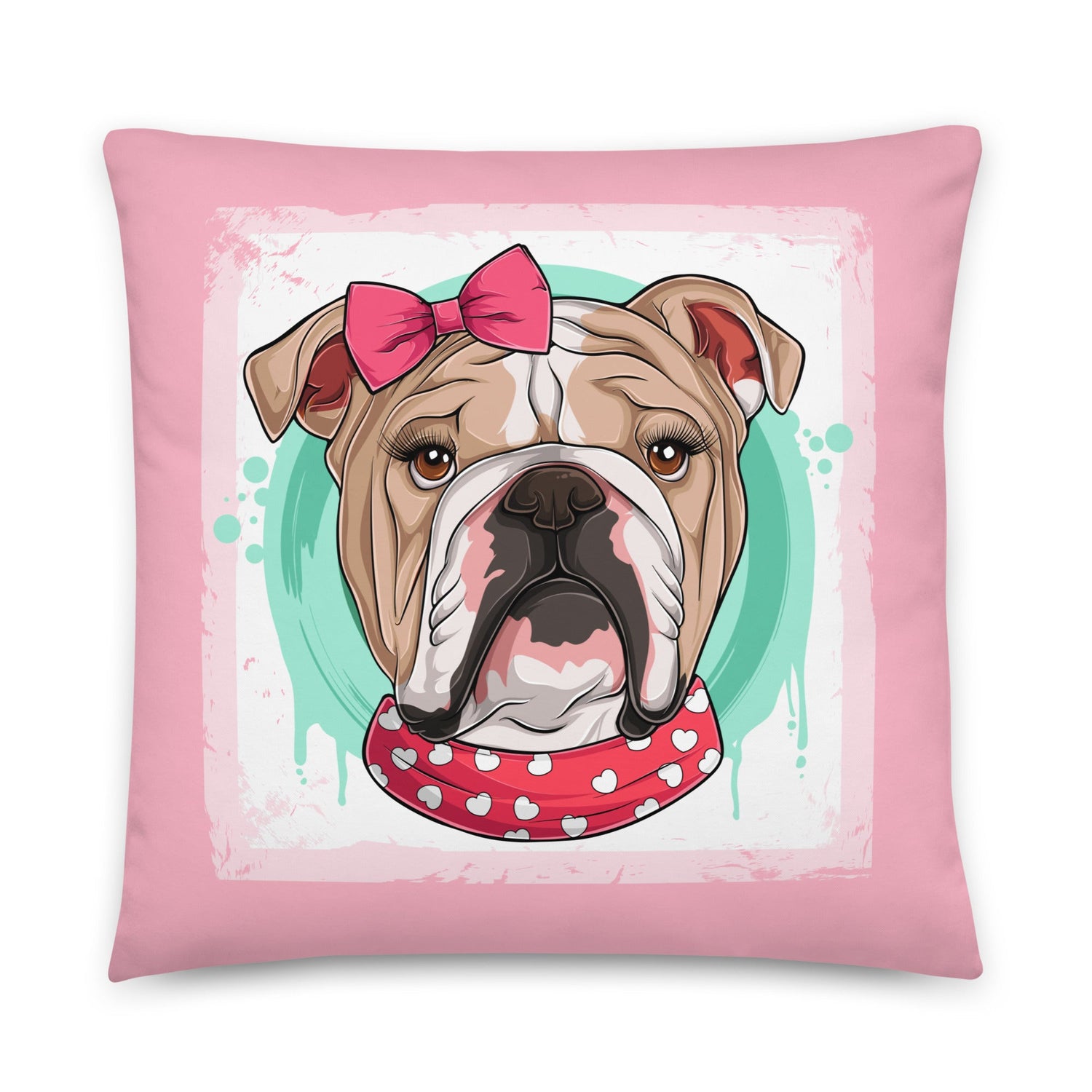 Gorgeous English Bulldog Pink Valentine&
