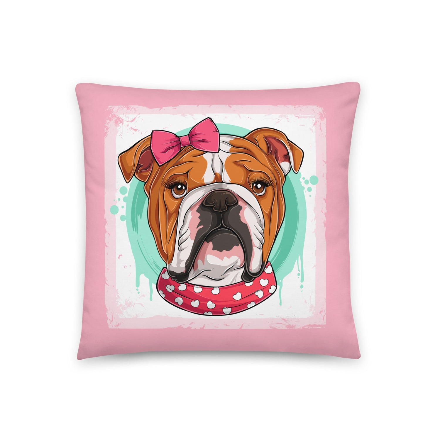 Gorgeous English Bulldog Pink Valentine&