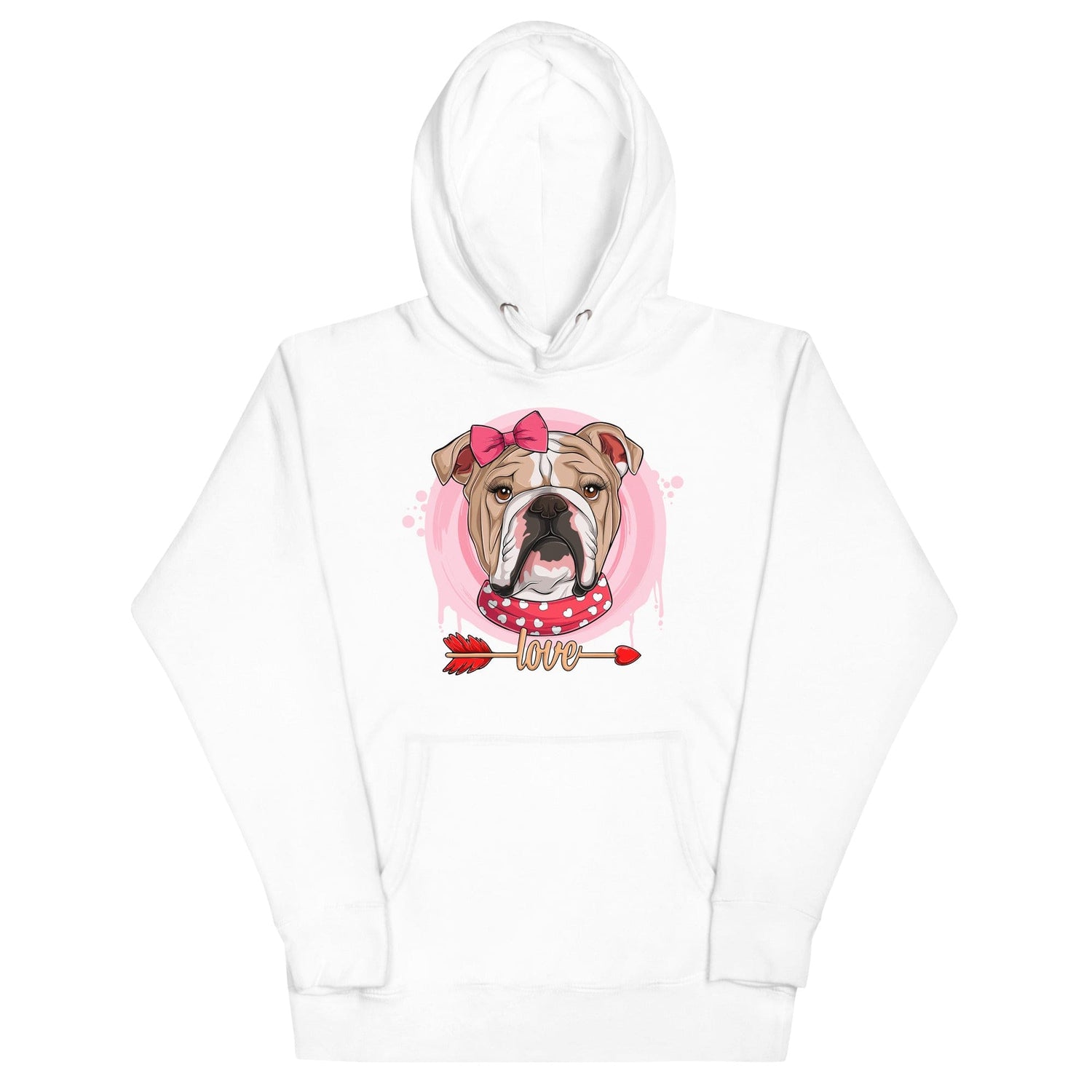 Gorgeous Fawn & White Colored Female English Bulldog Valentine&