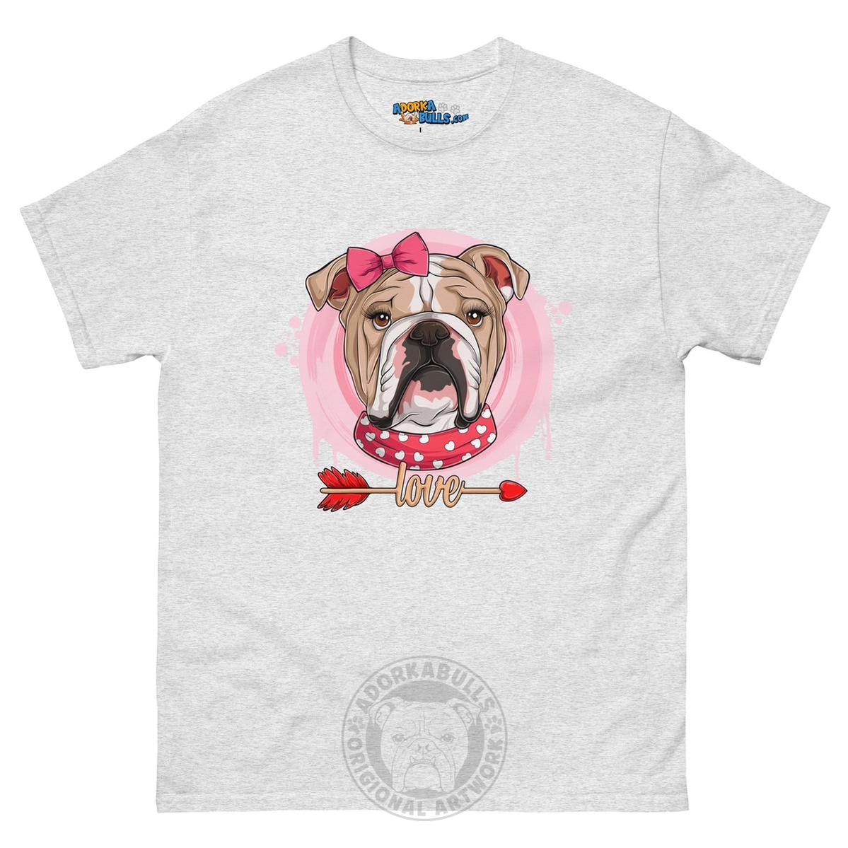 Gorgeous Fawn & White Colored Female English Bulldog Valentine&