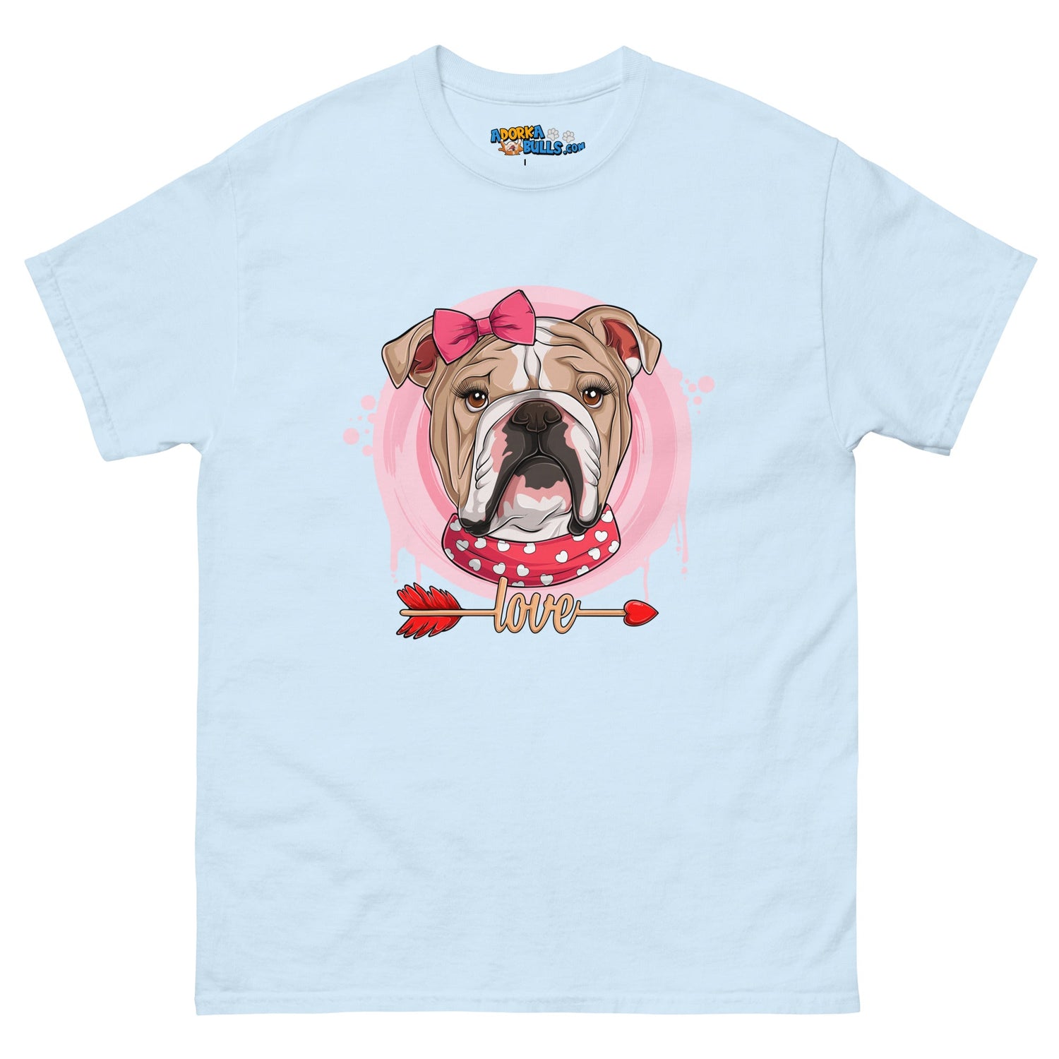 Gorgeous Fawn & White Colored Female English Bulldog Valentine&