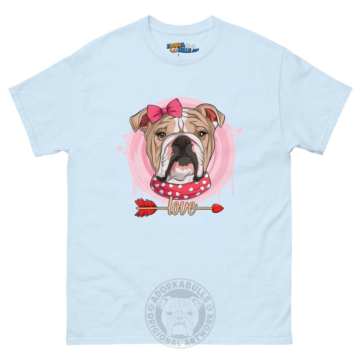 Gorgeous Fawn & White Colored Female English Bulldog Valentine&