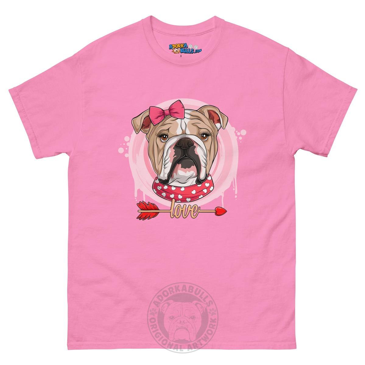 Gorgeous Fawn & White Colored Female English Bulldog Valentine&