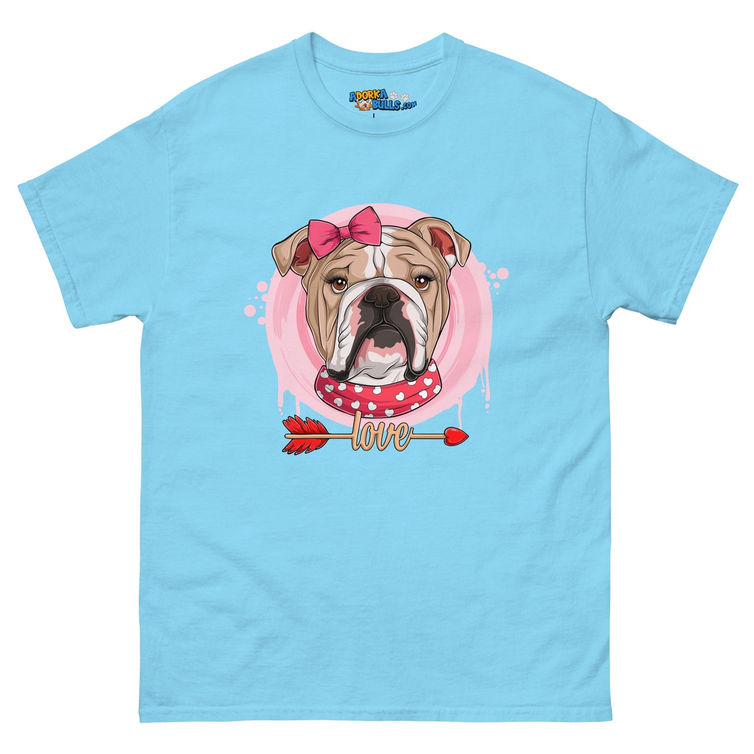 Gorgeous Fawn & White Colored Female English Bulldog Valentine&