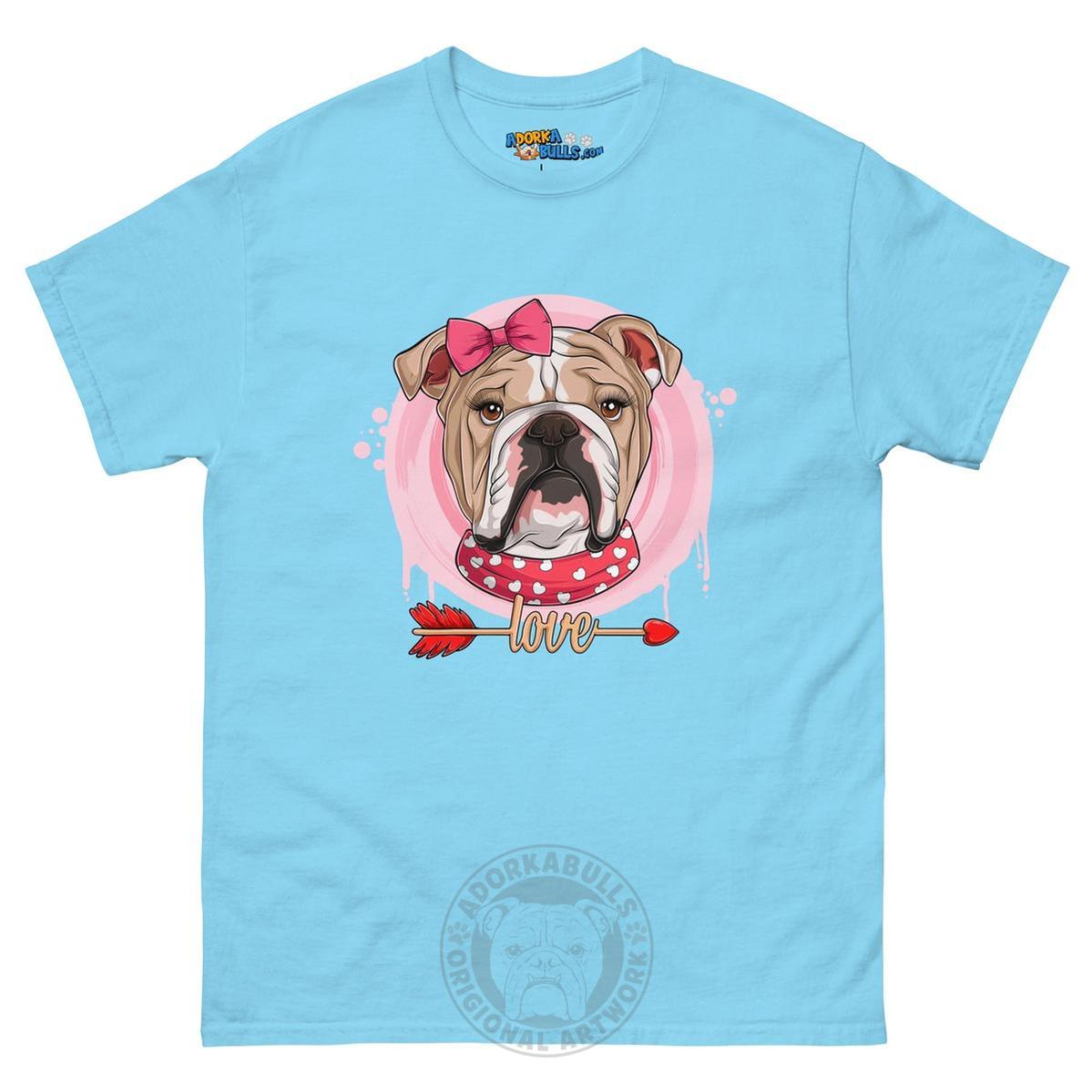 Gorgeous Fawn & White Colored Female English Bulldog Valentine&