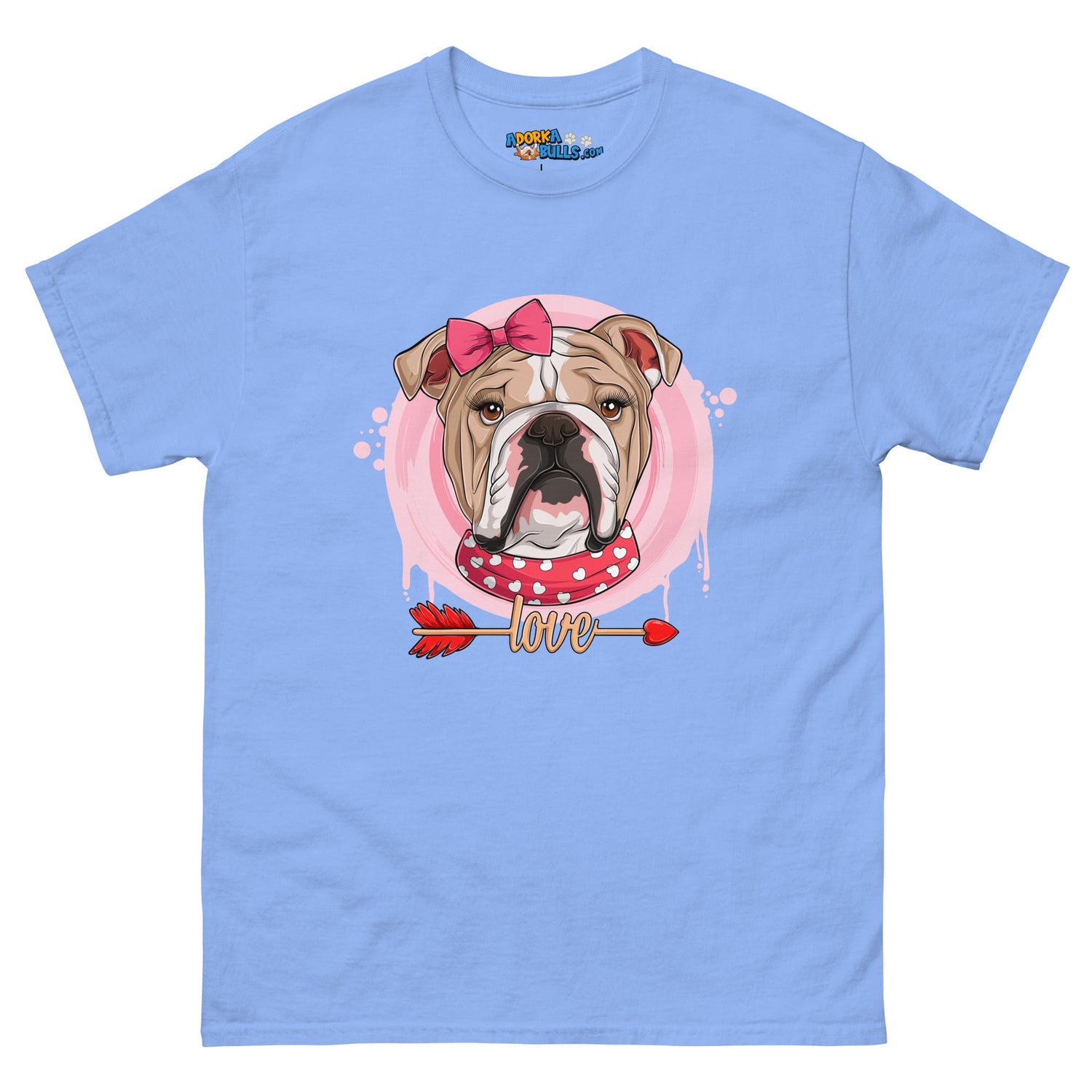 Gorgeous Fawn & White Colored Female English Bulldog Valentine&