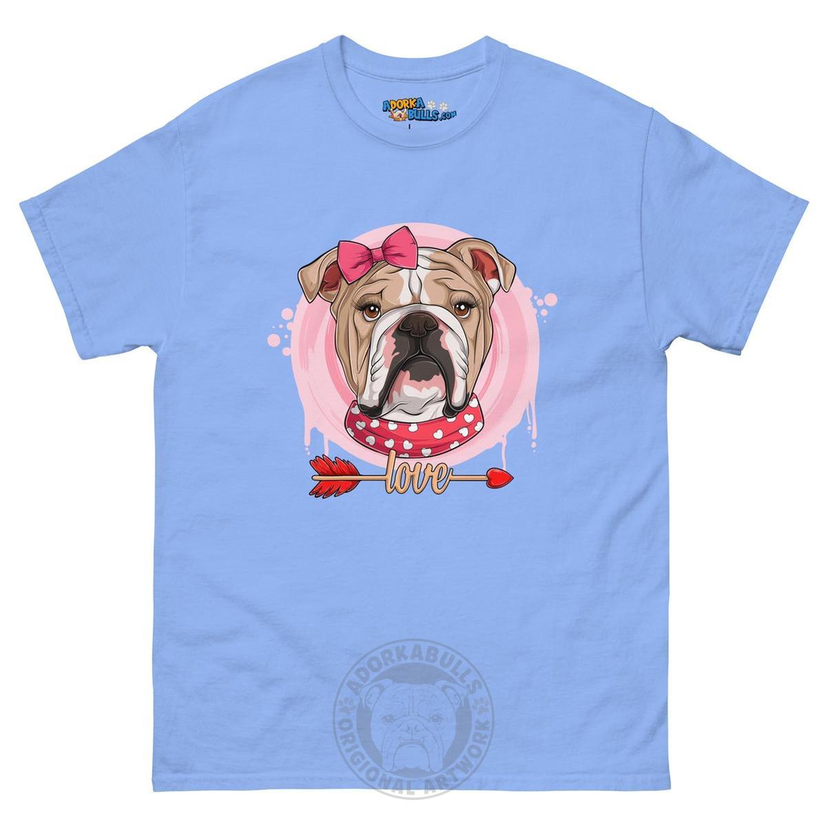 Gorgeous Fawn & White Colored Female English Bulldog Valentine&