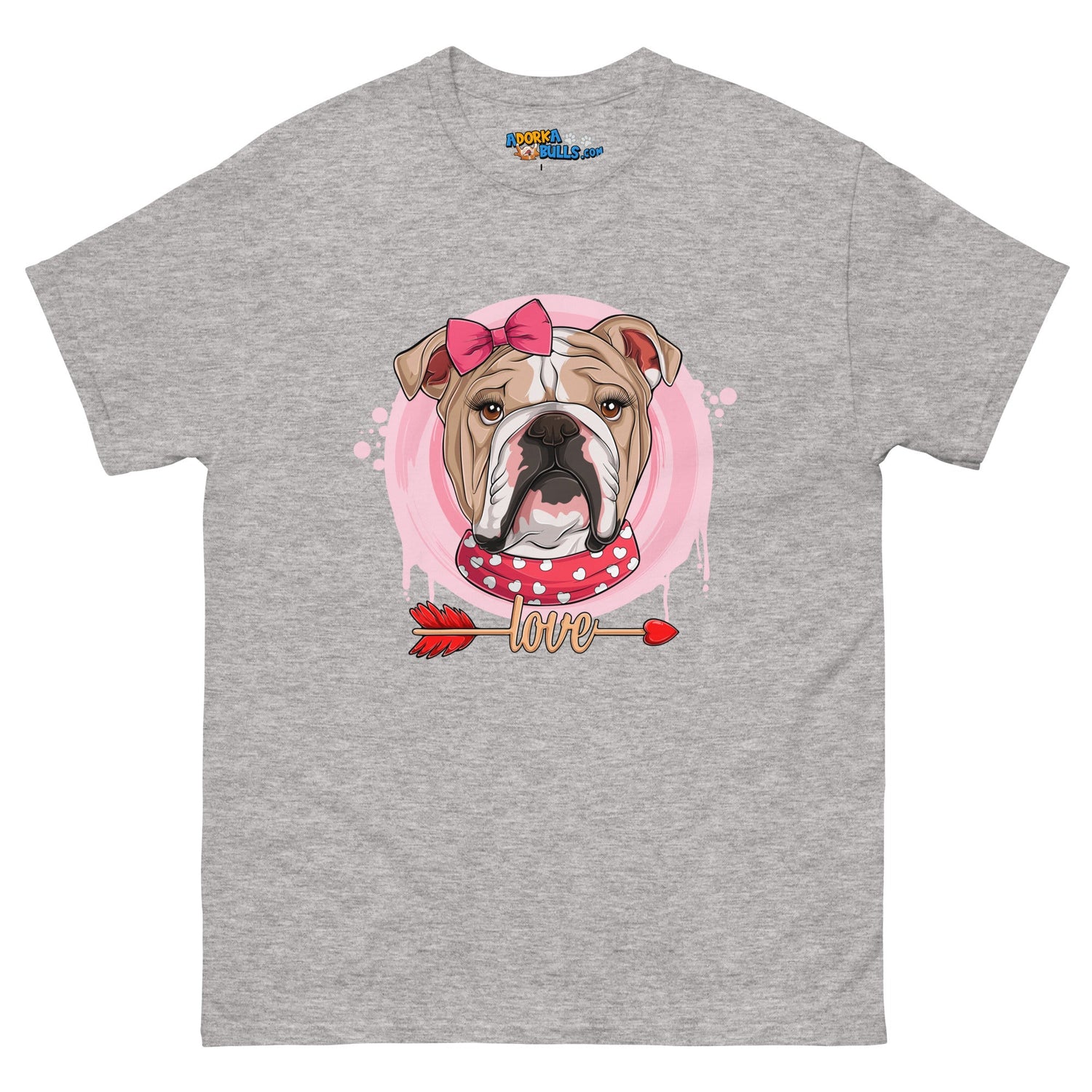 Gorgeous Fawn & White Colored Female English Bulldog Valentine&