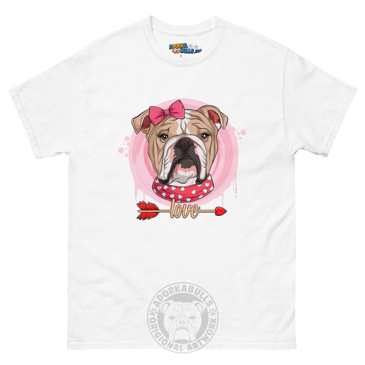 Gorgeous Fawn & White Colored Female English Bulldog Valentine&