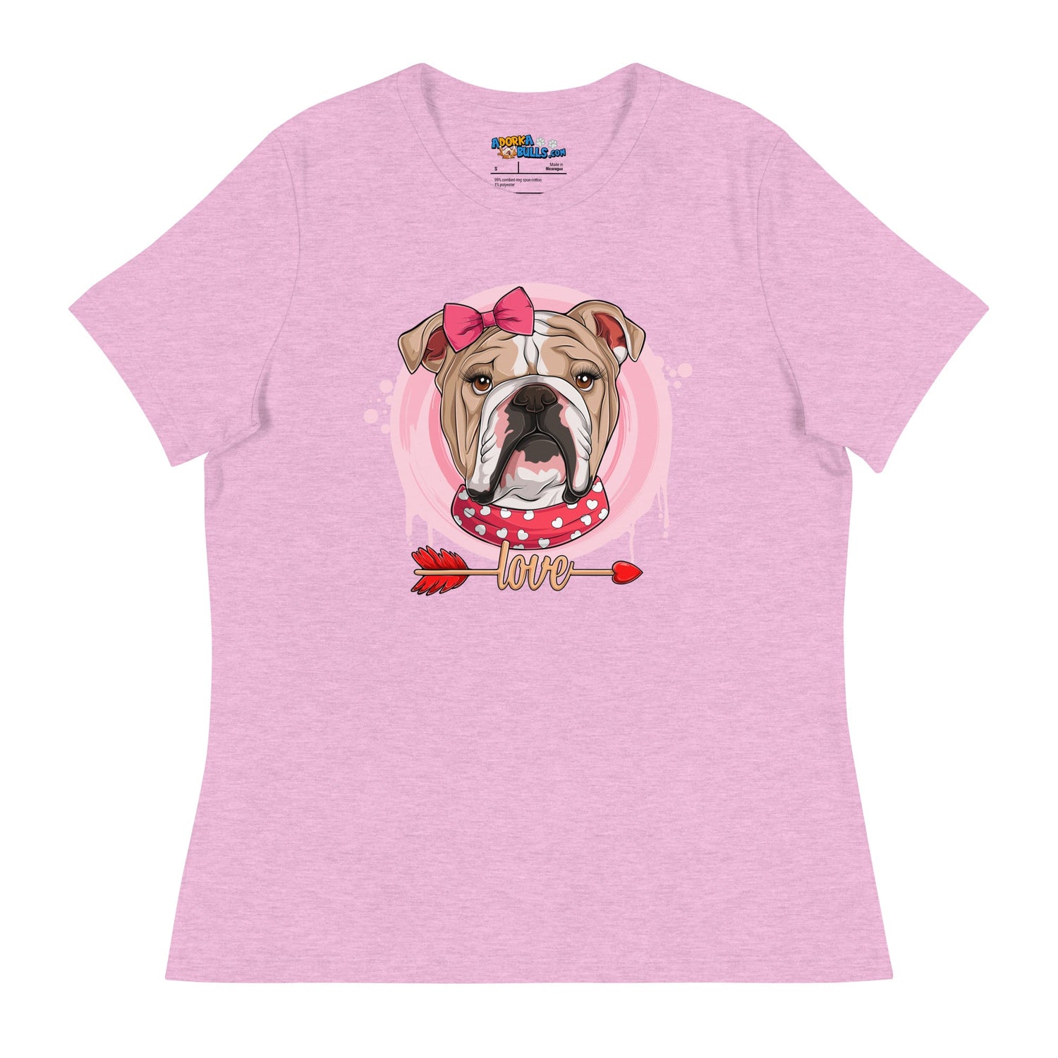 Gorgeous Fawn & White Colored Female English Bulldog Valentine&