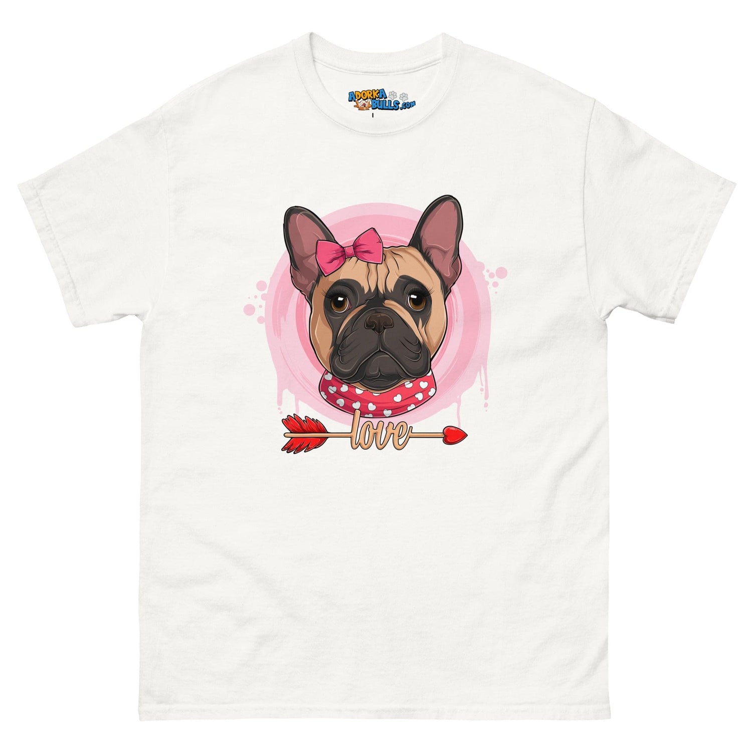 Gorgeous Fawn & White Colored Female French Bulldog Valentine&