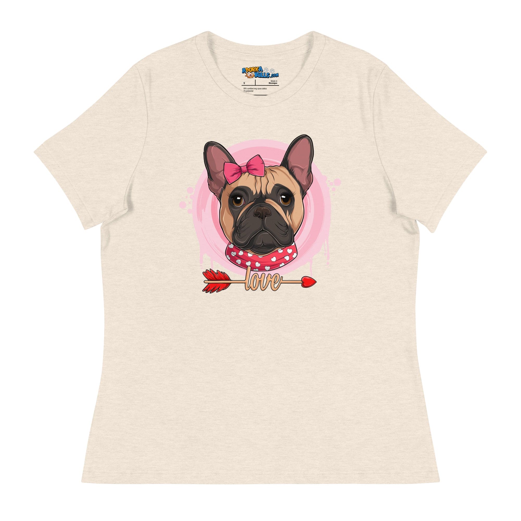 Gorgeous Fawn & White Colored Female French Bulldog Valentine&