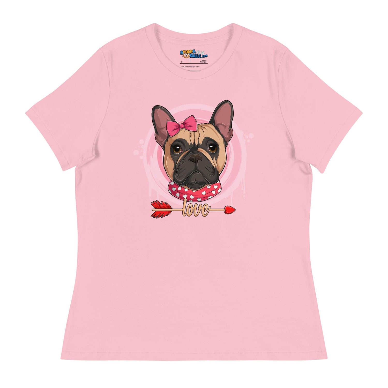 Gorgeous Fawn & White Colored Female French Bulldog Valentine&