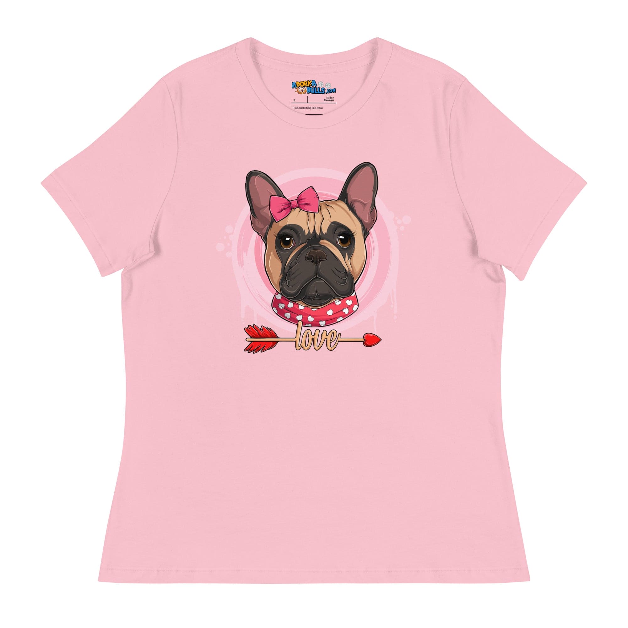 Gorgeous Fawn & White Colored Female French Bulldog Valentine&