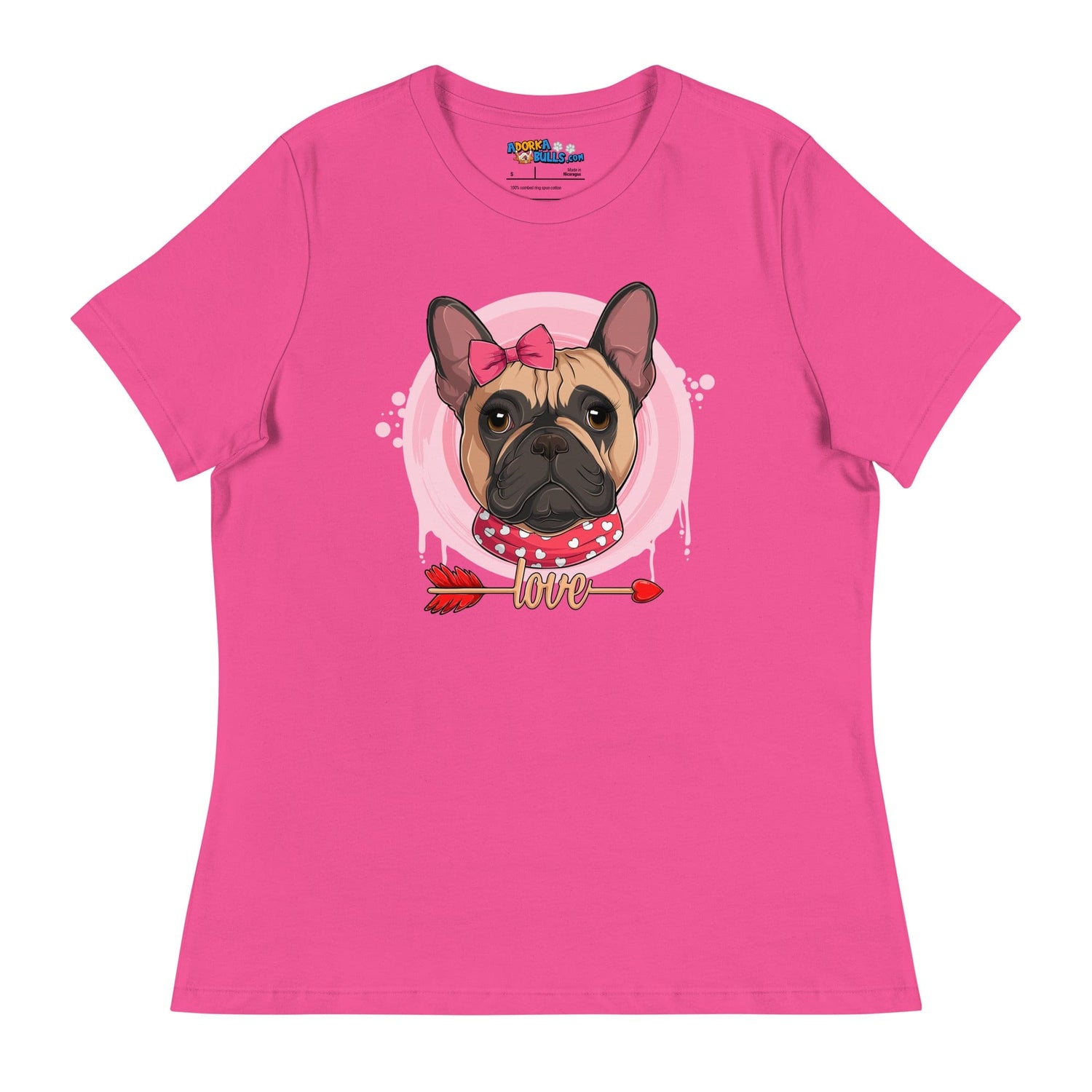 Gorgeous Fawn & White Colored Female French Bulldog Valentine&