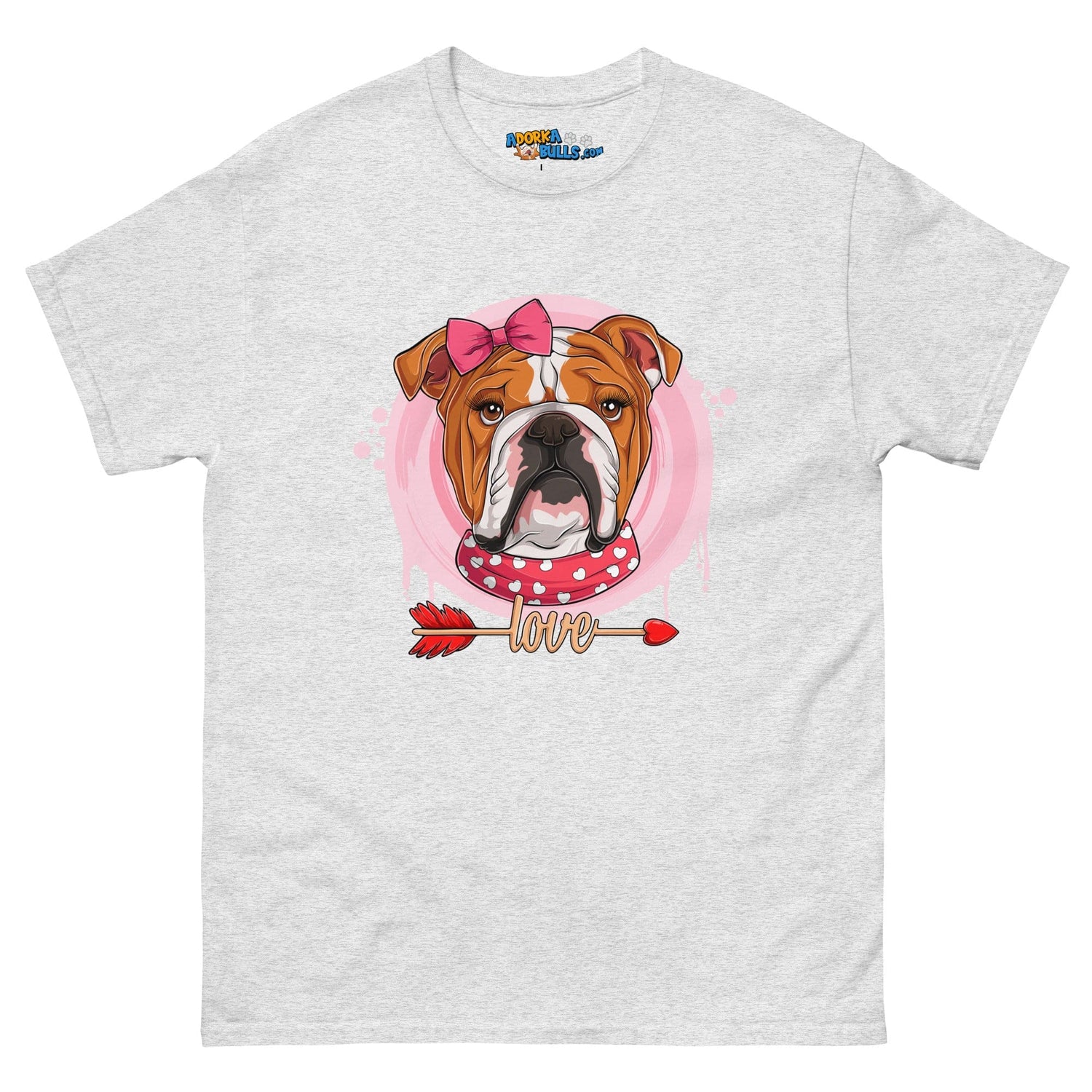 Gorgeous Red & White Colored Female English Bulldog Valentine&