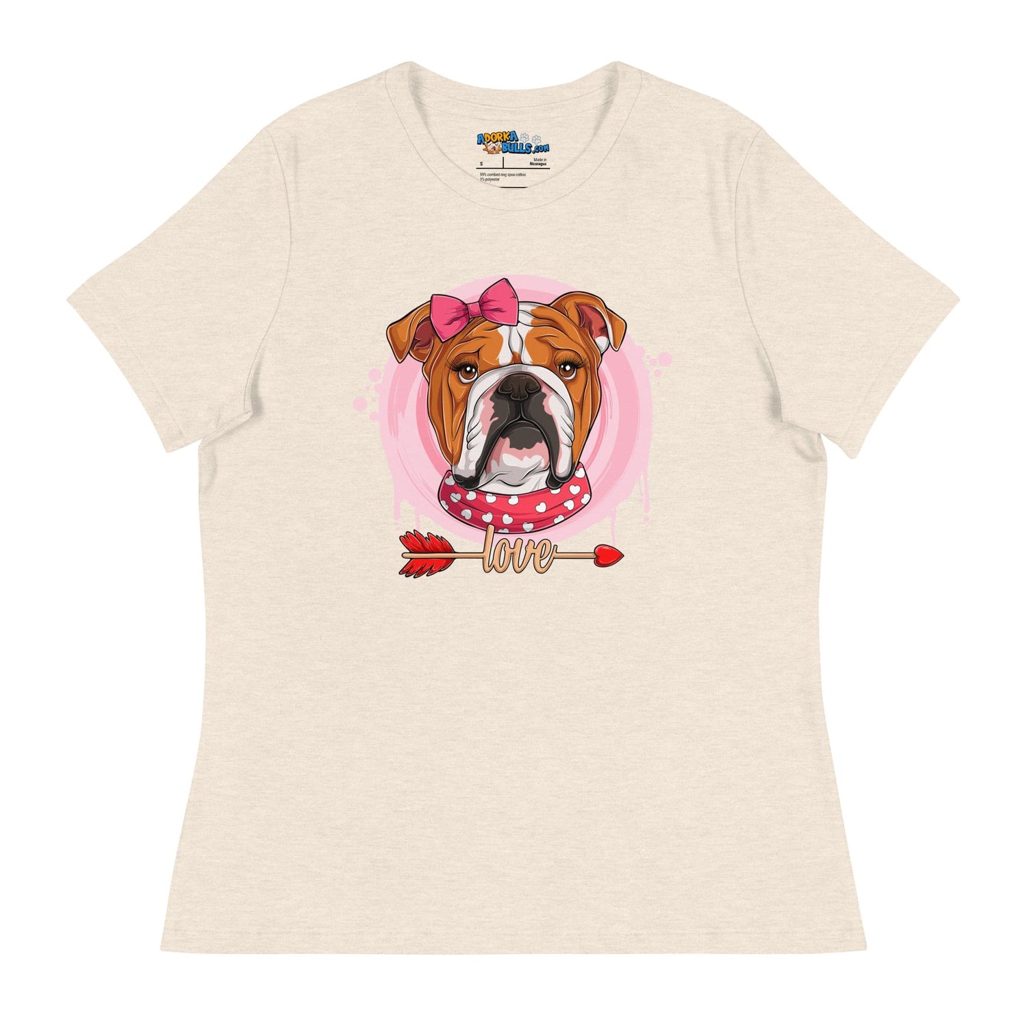 Gorgeous Red & White Colored Female English Bulldog Valentine&