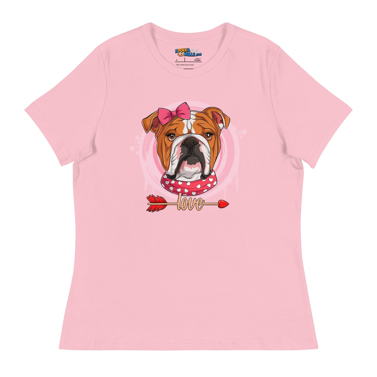 Gorgeous Red & White Colored Female English Bulldog Valentine&