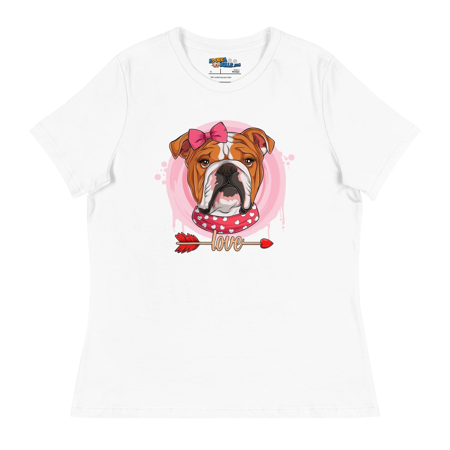 Gorgeous Red & White Colored Female English Bulldog Valentine&