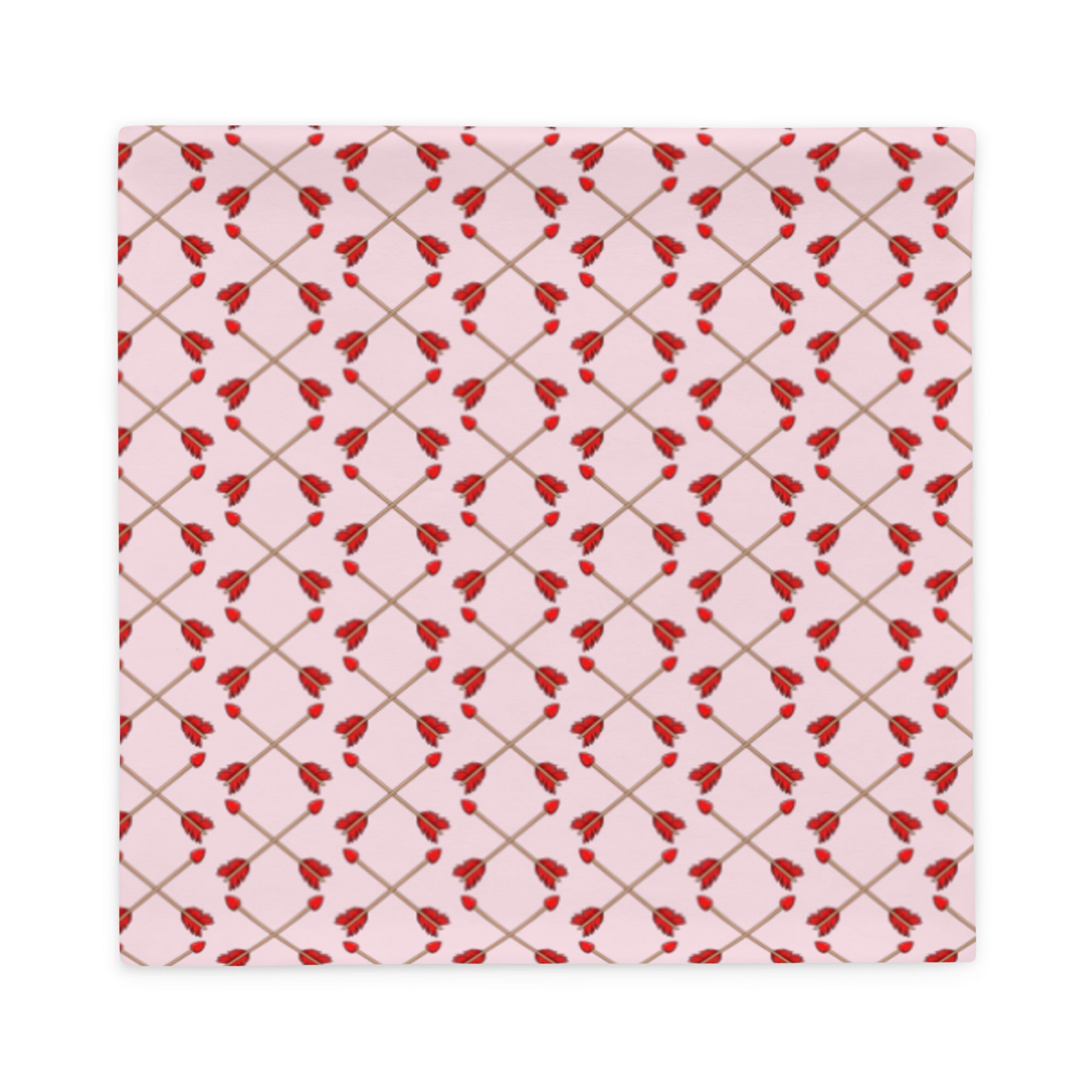 "Guilty of Love" English Bulldog Pillow Case | Fawn & White Colored Female