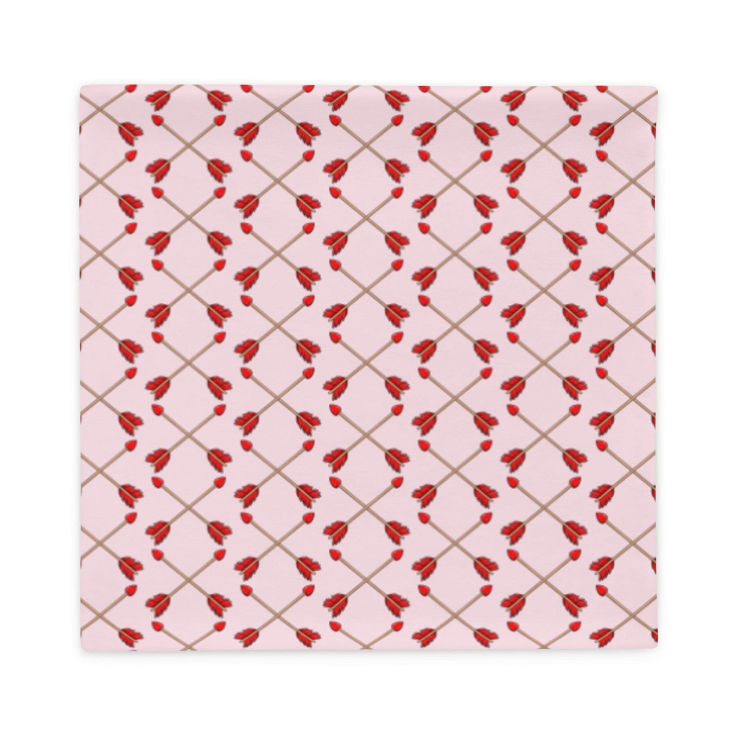 "Guilty of Love" English Bulldog Pillow Case | Red & White Colored Female