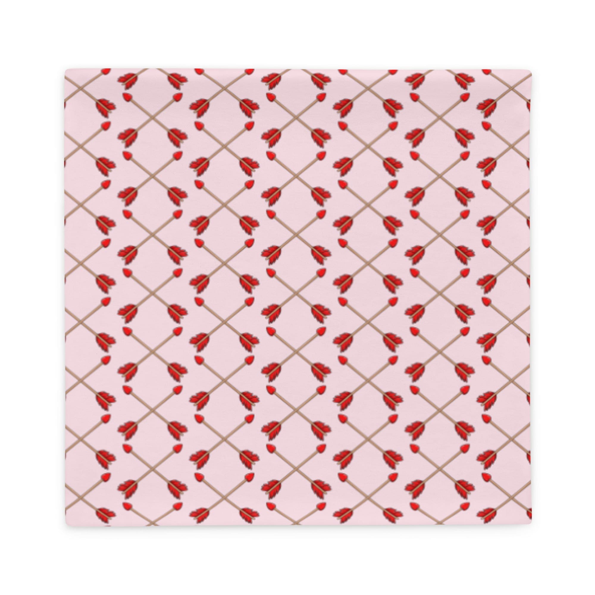 "Guilty of Love" English Bulldog Pillow Case | Red & White Colored Female