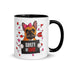 "Guilty of Love" French Bulldog Mug | Red & White Colored Female