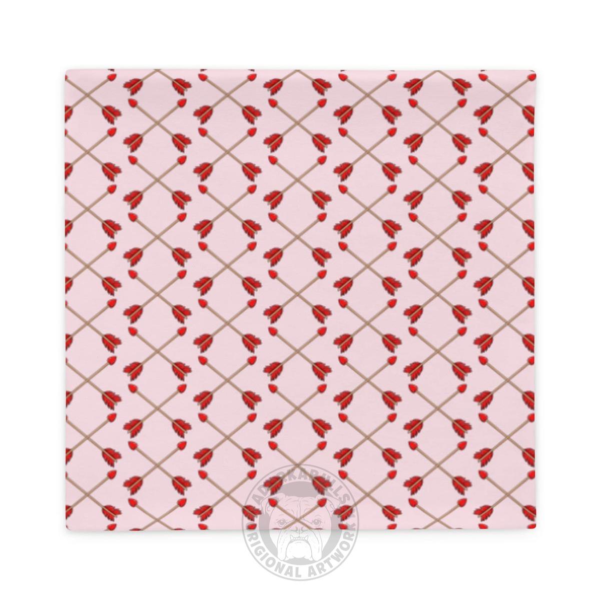 "Guilty of Love" French Bulldog Pillow Case | B&W Colored Female