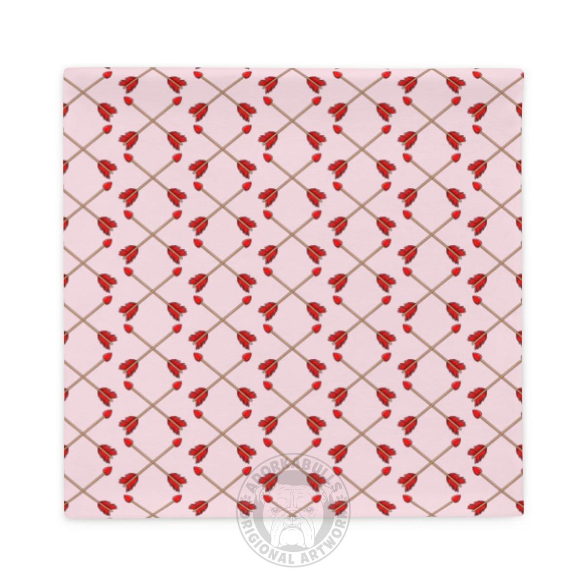 "Guilty of Love" French Bulldog Pillow Case | B&W Colored Male
